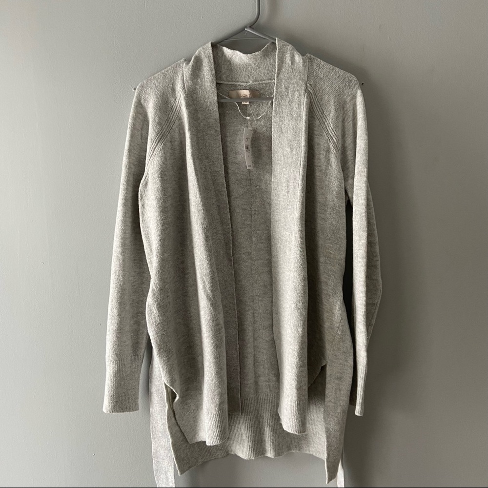 NWT LOFT Long Cardigan with Tie (Size S)